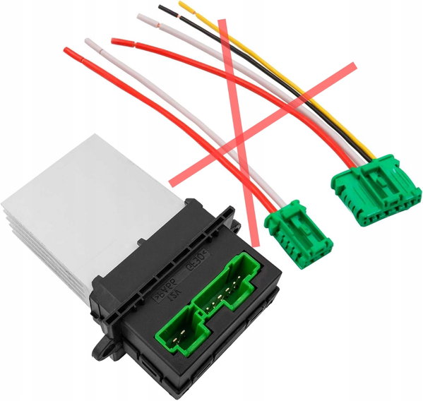 rezystor dmuchawa 207 406 607 1007 C5 C3 C2
