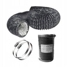 Rura Aluminiowa LOOTICH 102 mm x 2,5 m czarna