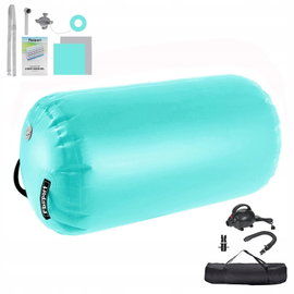 Rolka powietrzna FBSPORT 120 cm Nadmuchiwana do jogi mata gimnastyczna