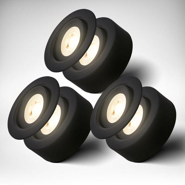 Reflektory LED B.K.Licht 3-częściowy zestaw ciepłe białe 230V