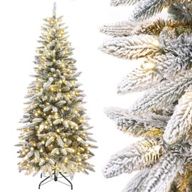 Sztuczna choinka Yorbay Slim 210 cm LED dekoracja bożonarodzeniowa