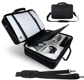 Torba MyGadget kompatybilna z PS5 czarna z paskiem na ramię defekt