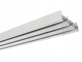 Szyna zasłonowa Gardinia Atlanta biała 3-torowa 160cm aluminium