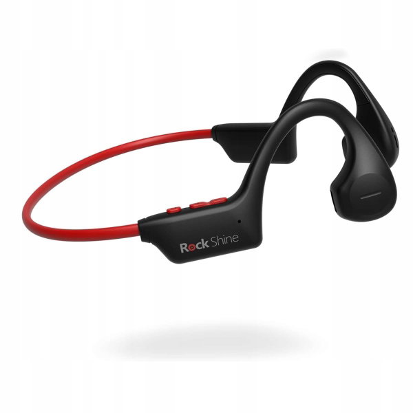 Słuchawki R1 Conduction bezprzewodowe czerwone BT 5.2 Hi-Fi długi czas