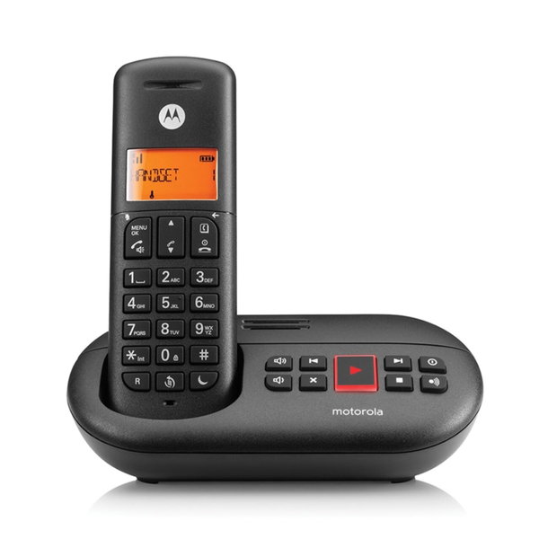 Telefon bezprzewodowy Motorola E211 Cyfrowy z automatyczną sekretarką