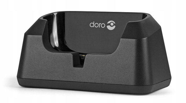 Stacja ładująca Doro 6040/7030 czarna kompaktowa elegancka design