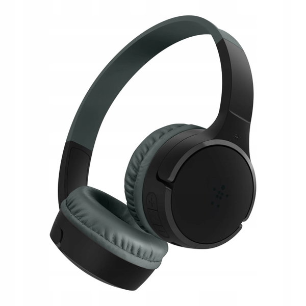 Słuchawki bezprzewodowe Belkin dla dzieci czarne nauszne Bluetooth