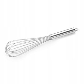 Trzepaczka thermohauser 45 cm stal nierdzewna metalowy uchwyt 16 pętelek