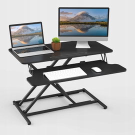 Stół komputerowy ERGOMAKER SIT-STAND DESKTOP WORKSTATION (32 inch), czarne