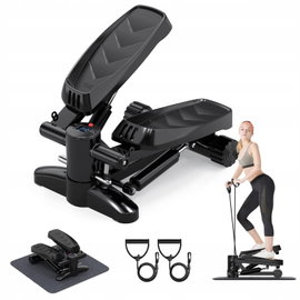 Stepper Tohoyard #2148 czarny z monitorem LCD i taśmami oporowymi