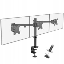 Stojak PUTORSEN na biurko PC Monitor 3 ekrany 13 LED LCD regulowany