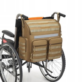 Torba BlesMaller HD brązowy nylon z paskiem na ramię i torbą izolacyjną