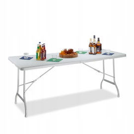 Stół Relaxdays rattan prostokątny 178 x 74 x 72 cm elegancki design