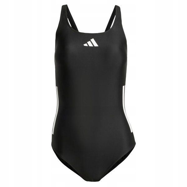 Strój kąpielowy adidas 3-Stripes C-Back czarny jednoczęściowy