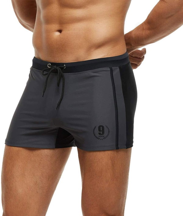 Strój kąpielowy Arcweg Boxer M szary regulowany sznurek S-XL