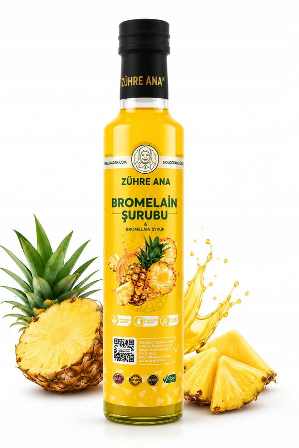 Syrop z ananasu 250 ml bez cukru bezglutenowy wegański