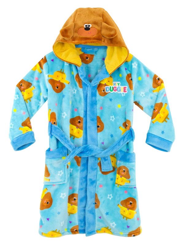 Szlafrok Hey Duggee dla chłopców z motywem bajkowym rozmiar 116 cm