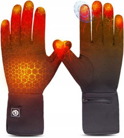 Sun Will elektryczne podgrzewane rękawiczki zimowe 7,4V M/L czarne unisex