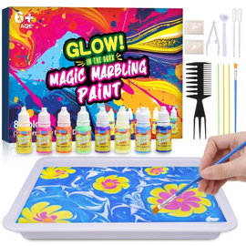 Zestaw DIY CreativeArt farba marmurkowa dla dzieci od 6 lat prezent