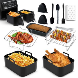 Zestaw akcesoriów Ninja Air Fryer 11w1 Ruszty Silikonowe Szczypce Rękawice