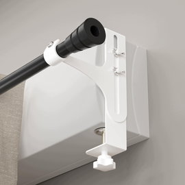 Uchwyt na karnisz NoBrand Model123 biały do rolet 14-25 cm 2 szt w