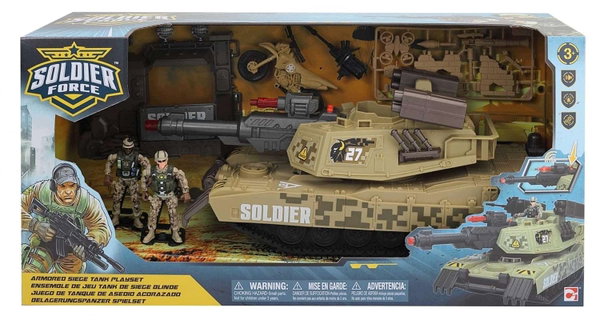Zabawka Armored Siege Tank Playset 545122 z ruchomymi elementami