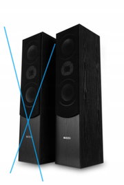Zestaw kolumn Bennett & Ross HIFI 180 W czarny wysoka jakość dźwięku