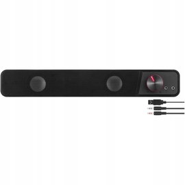 Zestaw głośników 2.0 SpeedLink BRIO Stereo Soundbar 6 W czarny