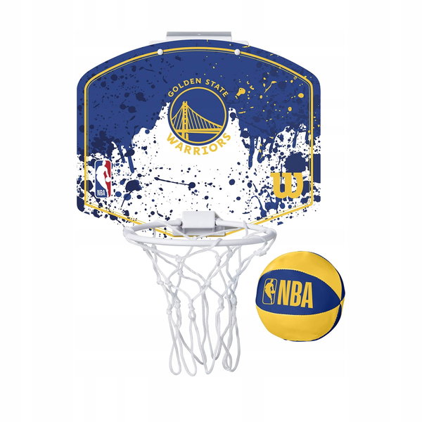 Zestaw do koszykówki Wilson Golden State Warriors Mini Hoop