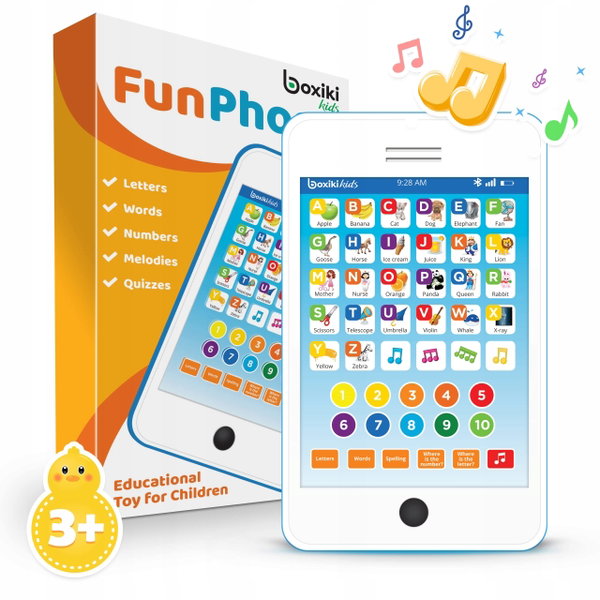Zabawka EduFun 6w1 edukacyjna wielokolorowa dla dzieci 1-3 lat