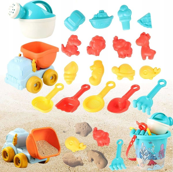 Zestaw do piasku Berelin Sand Set plażowy buggy dla dzieci 2-5 lat