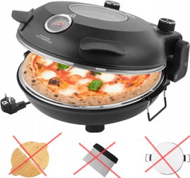 YIBAKE Piekarnik Do Pizzy Z Regulacją Dwóch Grzałek I 5 Poziomami Grzania