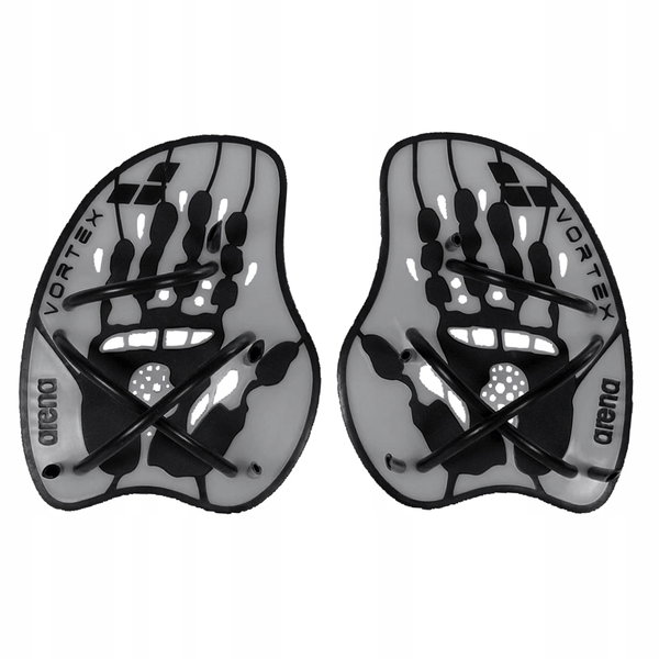 Wiosełka pływackie Arena Vortex Evolution Paddle szare rozmiar M