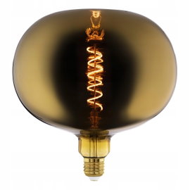 Żarówka EGLO E27 LED Spirala Złoto 22 cm Retro Vintage 4W Ciepła Biel