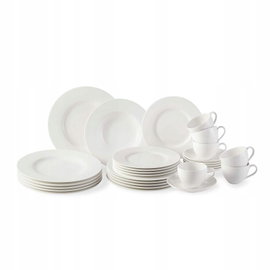 Zestaw porcelana Basic White 30 sztuk 750 ml biała