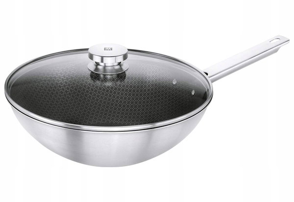 Zwilling Joy Plus Wok ze stali nierdzewnej 30cm Na Wszystkie Typy Kuchenek