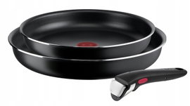Zestaw patelni Tefal Ingenio Easy On czarny 24cm 28cm