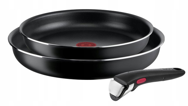Zestaw patelni Tefal Ingenio Easy On czarny 24cm 28cm