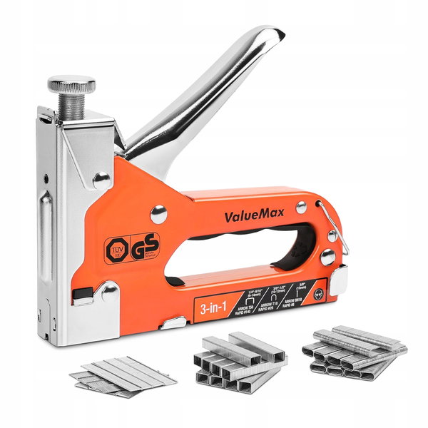 Zszywacz ValueMax 3w1 pomarańczowy 3000 zszywek typu 140/28/8
