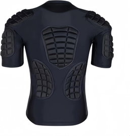 FuBballtrikot Topeter Gepolstertes XL Schwarz Aufprallschutz-Shirts