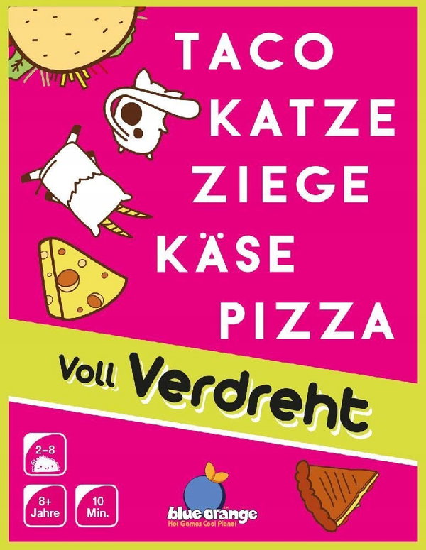 Gra planszowa Gra karciana Taco Katze Ziege Kase Pizza BLUE ORANGE