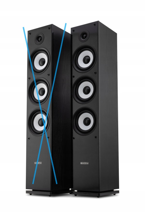 Głośnik sloupovy Bennett & Ross 100 W czarny moc 100 W