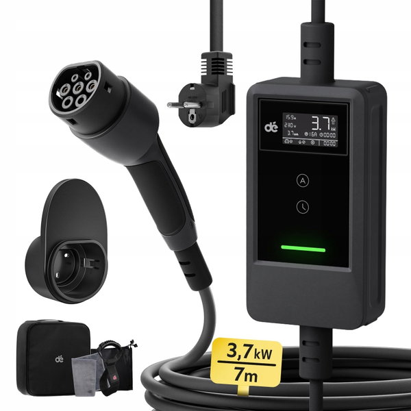 Kabel Ładujący kabel do ładowania Type 2 de 7 m 3,68 kW 16A EV CE