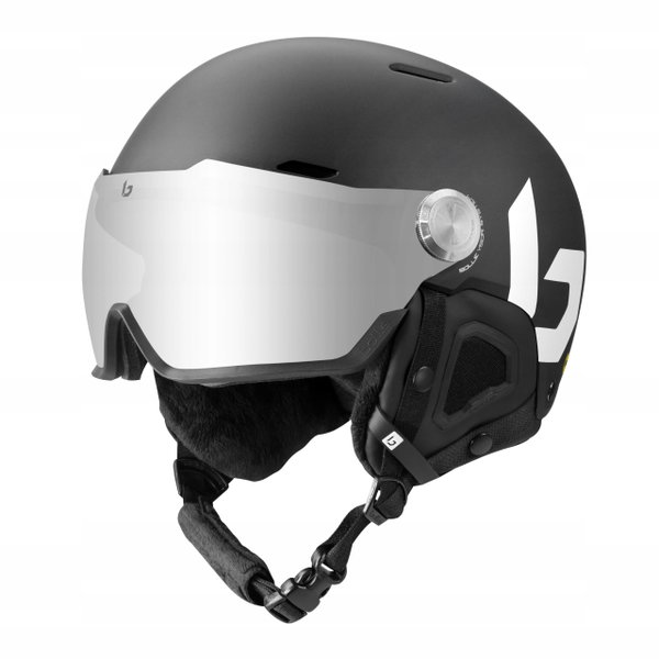 Kask narciarski Bolle MIGHT VISOR Black Matte M 55-59 cm uniseks