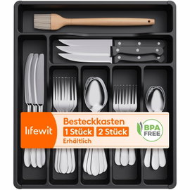Pojemnik Lifewit Organizer czarny 31x36x4.6cm 7 Facher