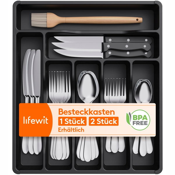 Pojemnik Lifewit Organizer czarny 31x36x4.6cm 7 Facher