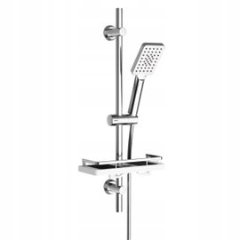 Zestaw prysznicowy Gorbach DS1208CP-AB chromowany z drążkiem 70 cm