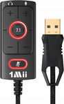 Adapter USB do słuchawek S03 Zewnętrzna Karta Dźwiękowa 7.1 USB 1Mii 3D