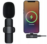 Bezprzewodowy mikrofon krawatowy do iPhone, redukcja szumów 1szt