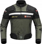 Kurtka motocyklowa BORLENI D-020, rozmiar XXL, ochronna, wodoodporna GREEN
